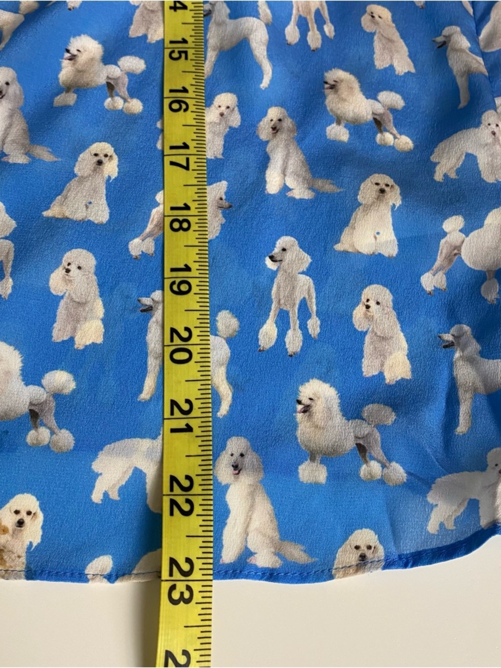 Alice + Olivia "Zimmer" Poodles ruffle blouse S - Picture 14 of 16
